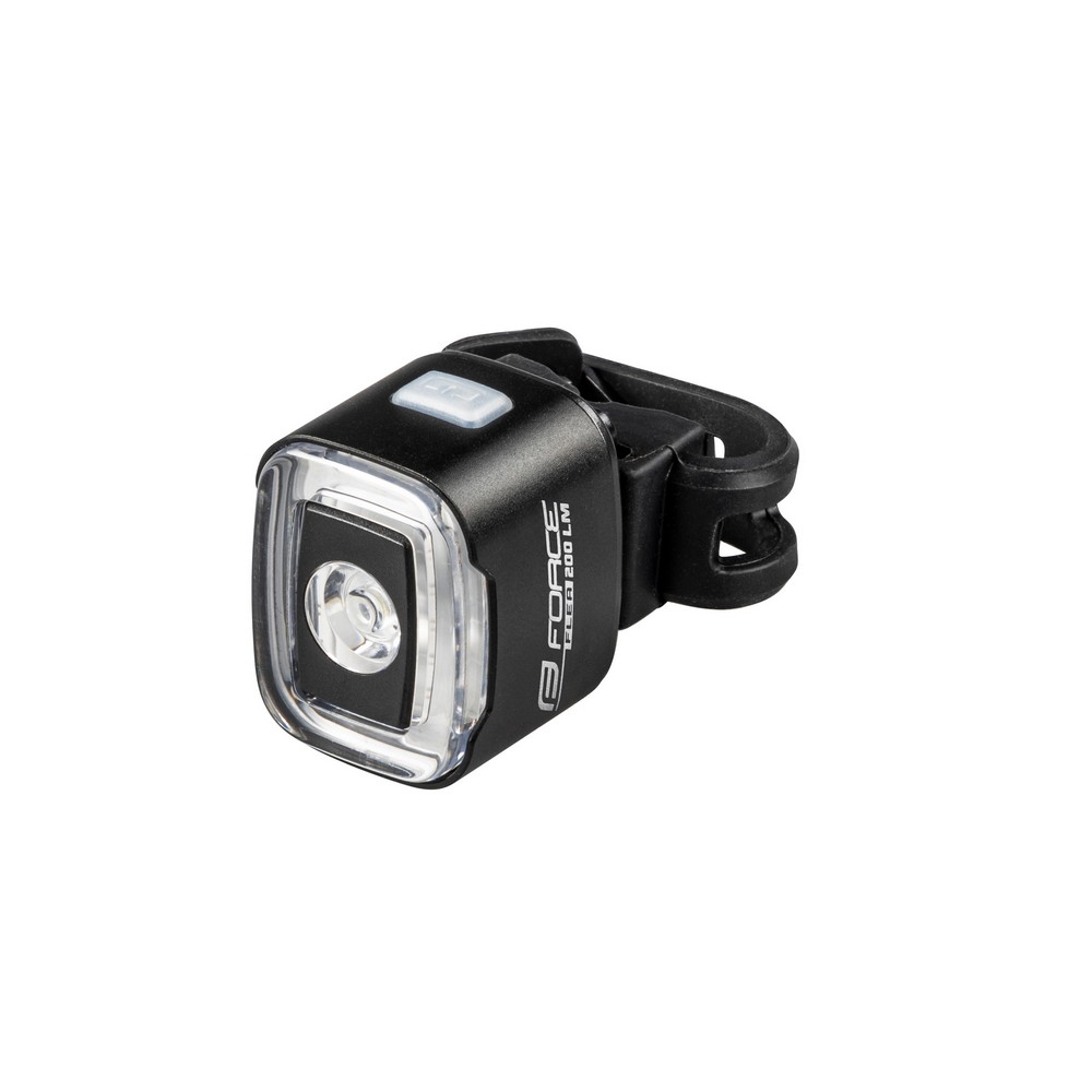 Světlo přední/zadní Force FLEA 200lm USB - černá