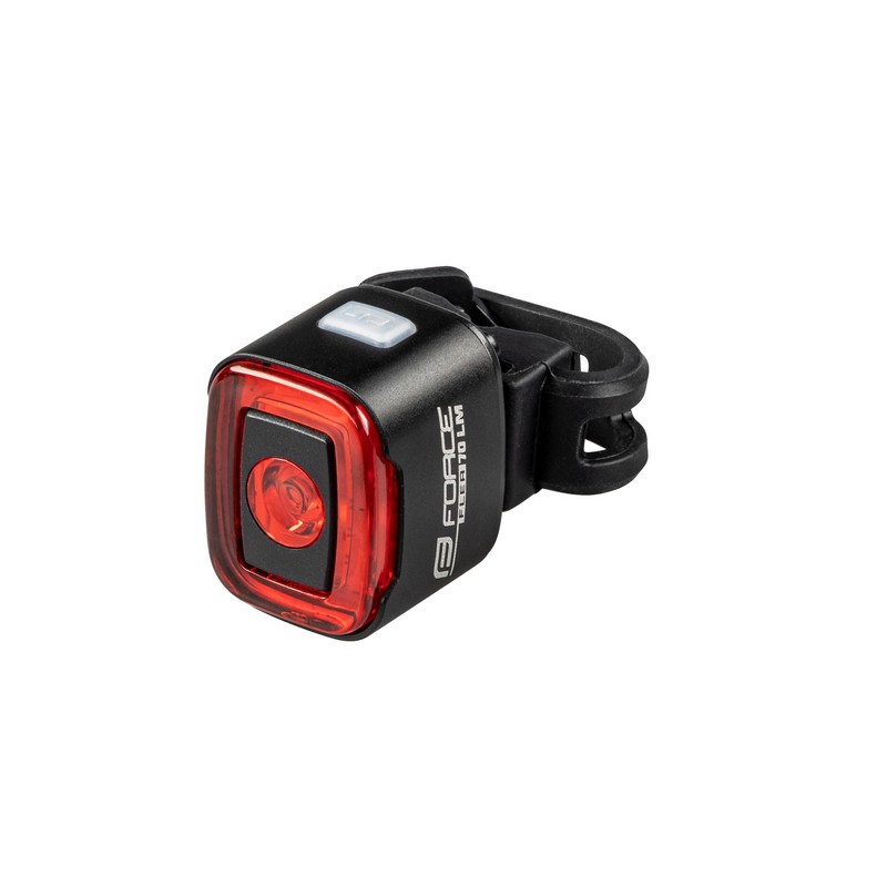 Světlo zadní Force FLEA 70lm 1 LED USB - černá