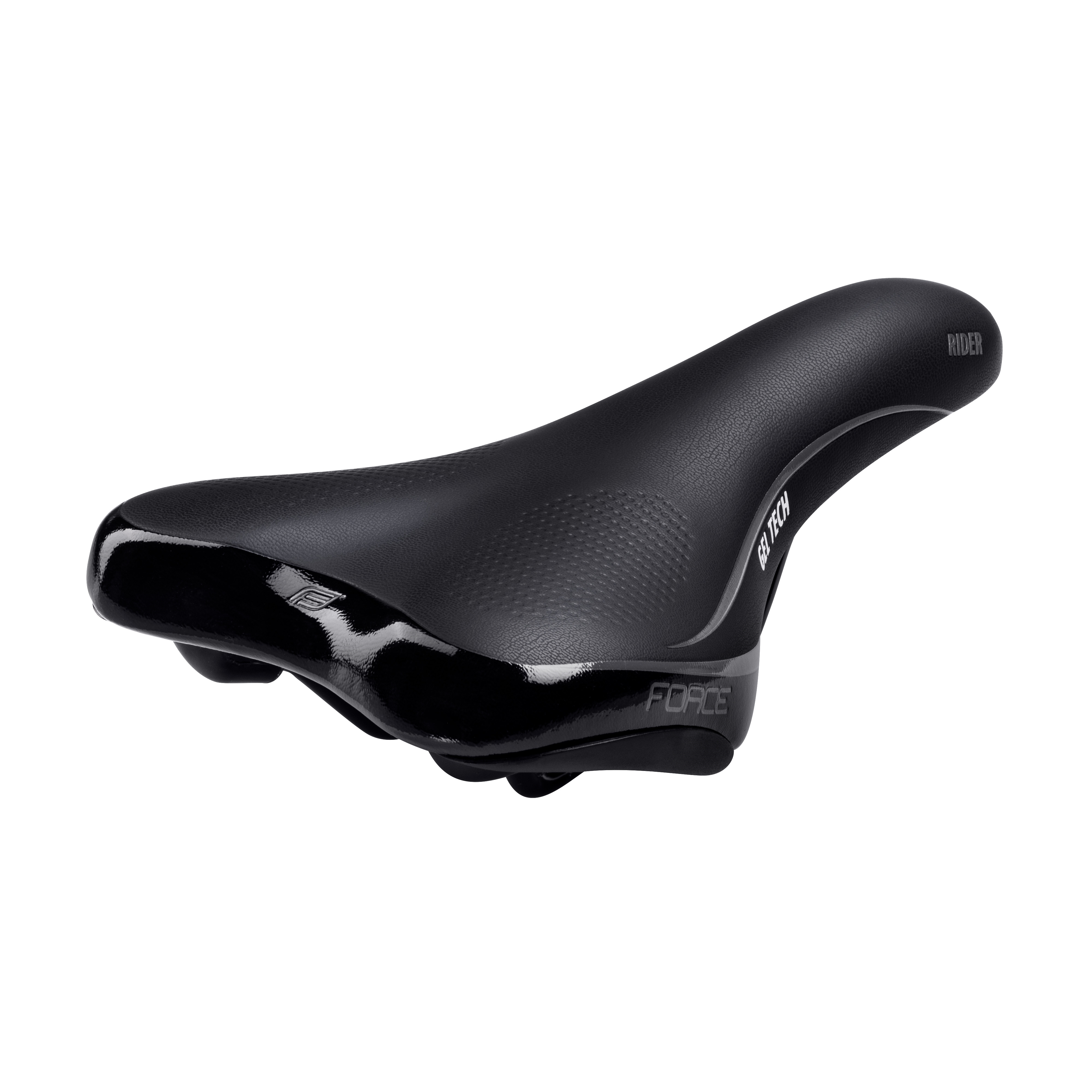 Sedlo Force Rider Gel Tech - černé