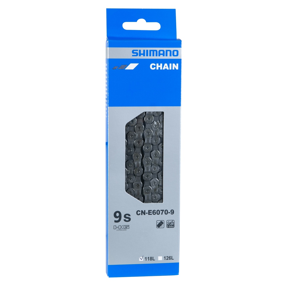 Řetěz Shimano CNE6070 E-Bike balený+čep 116čl. 9sp