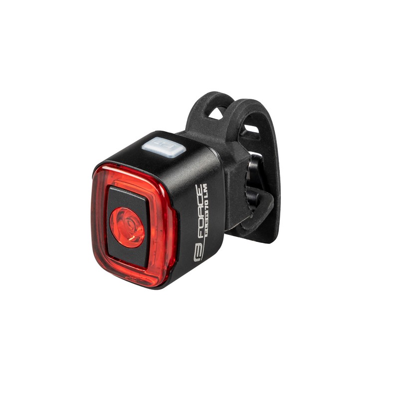 Světlo zadní Force FLEA 70lm 1 LED USB - černá