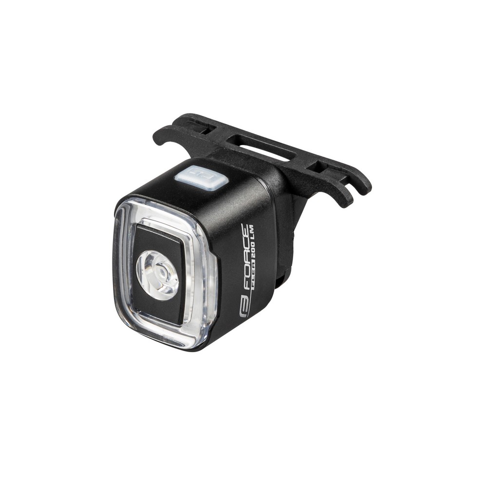 Světlo přední/zadní Force FLEA 200lm USB - černá