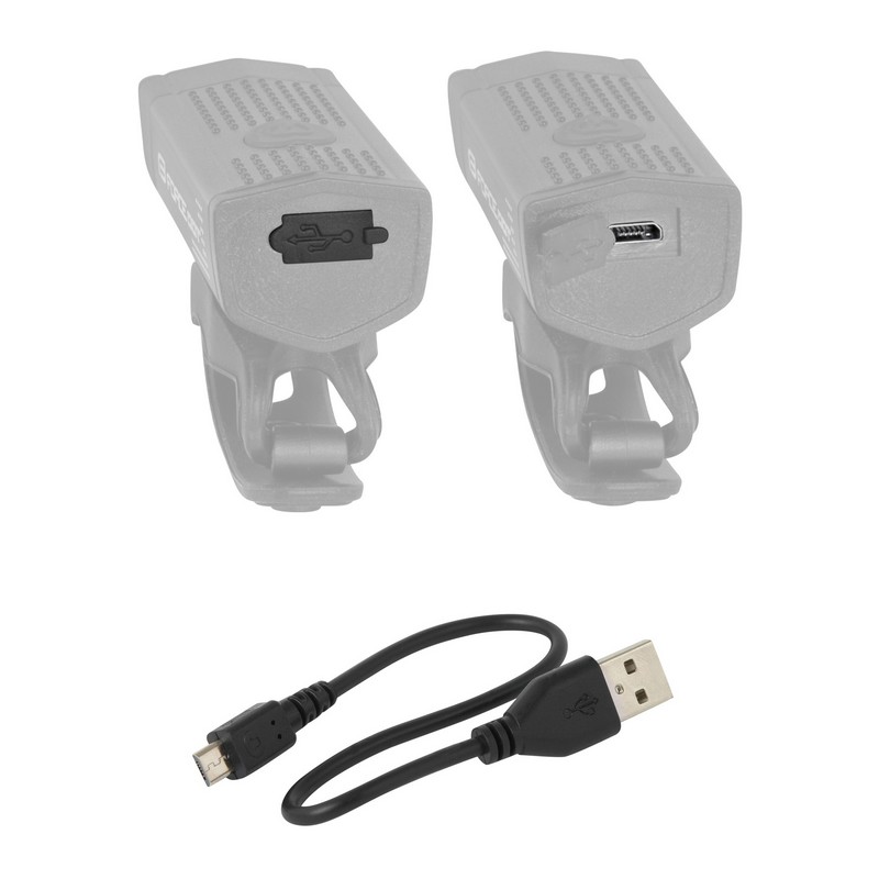 Světlo přední Force DOT 300LM USB - černé