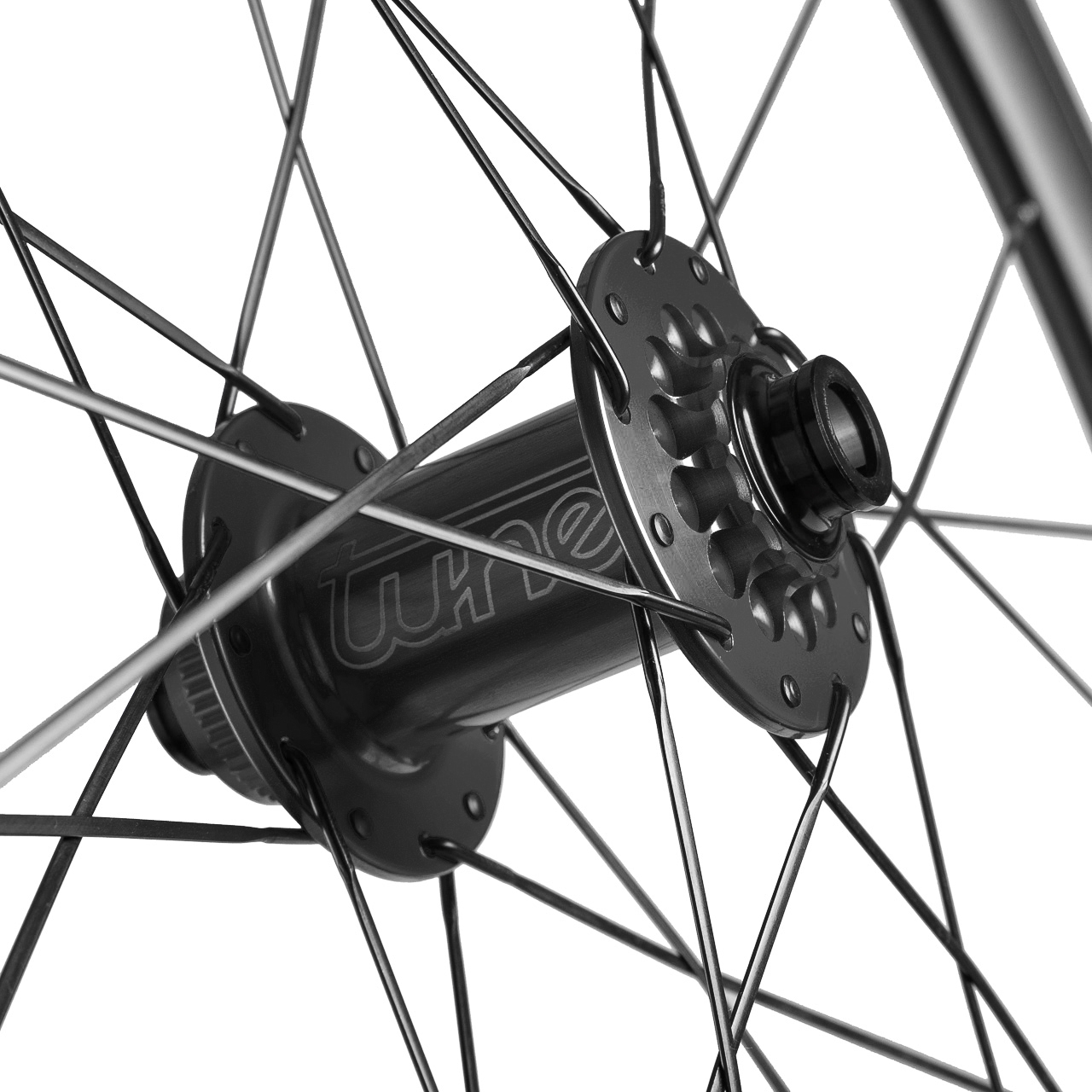 Sada zapletených kol Tune Carbon Schwarzbrenner 45 Disc 3.0 - černá