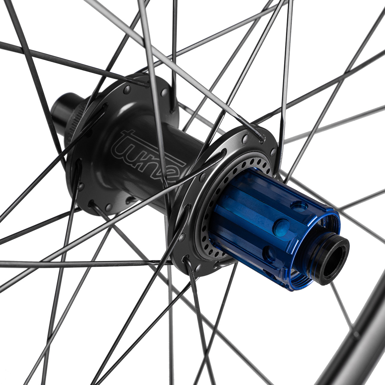 Sada zapletených kol Tune Carbon Schwarzbrenner 45 Disc 3.0 - černá