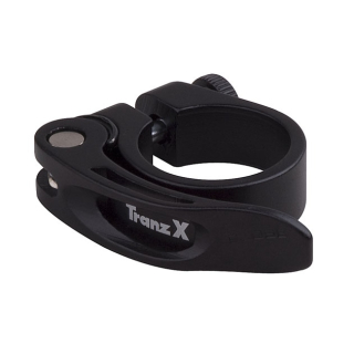 Objímka podsedlová TRANZ-X s rychloupínákem černá - 31,8